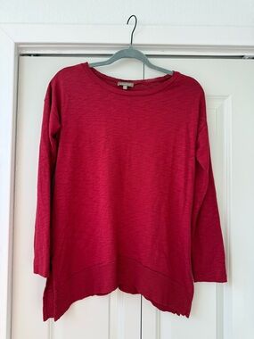 Lilla P Raspberry Crewneck Pullover